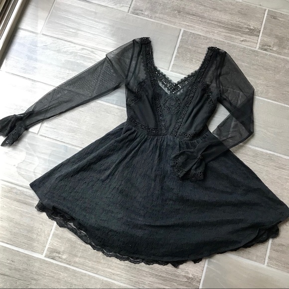 Free People Dresses & Skirts - Free People Lace Victoria Mini Dress